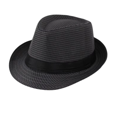 HARLEY Cotton-Blend Narrow Brim (4 cm) Trilby 58 cms