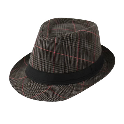 HARLEY Cotton-Blend Narrow Brim (4 cm) Trilby 58 cms