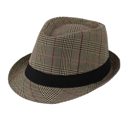 HARLEY Cotton-Blend Narrow Brim (4 cm) Trilby 58 cms