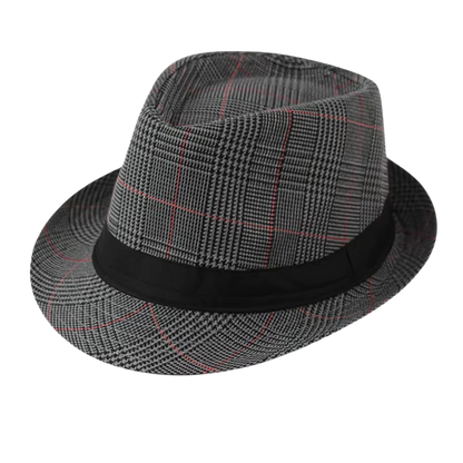 HARLEY Cotton-Blend Narrow Brim (4 cm) Trilby 58 cms