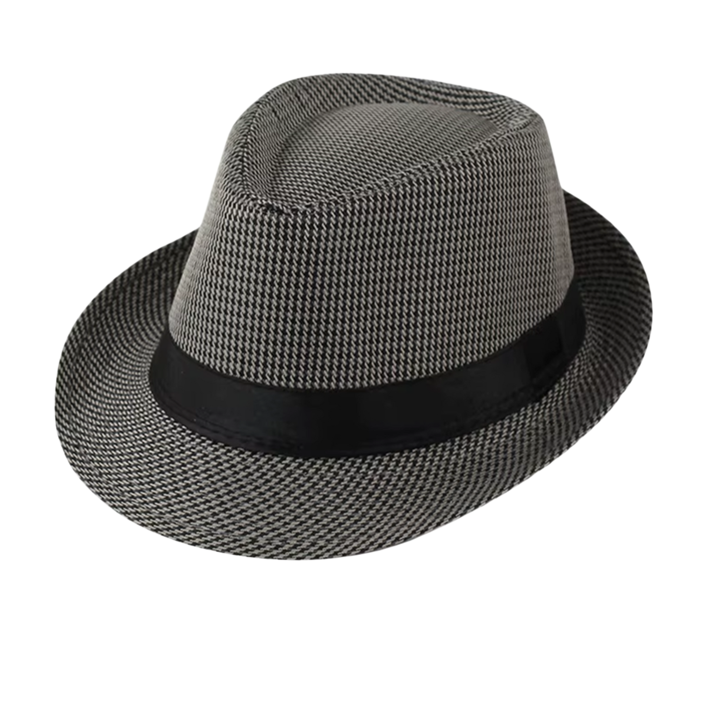 HARLEY Cotton-Blend Narrow Brim (4 cm) Trilby 58 cms
