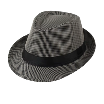 HARLEY Cotton-Blend Narrow Brim (4 cm) Trilby 58 cms