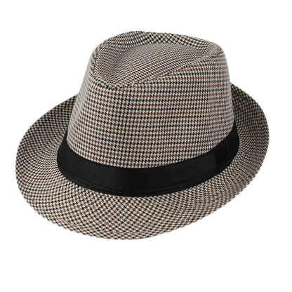 HARLEY Cotton-Blend Narrow Brim (4 cm) Trilby 58 cms