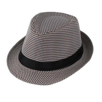 HARLEY Cotton-Blend Narrow Brim (4 cm) Trilby 58 cms