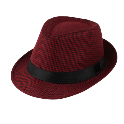 HARLEY Cotton-Blend Narrow Brim (4 cm) Trilby 58 cms