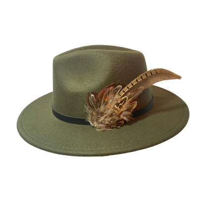 HARROW Genuine Pheasant Feather Hat Plume