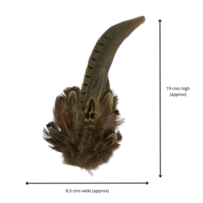 HARROW Genuine Pheasant Feather Hat Plume
