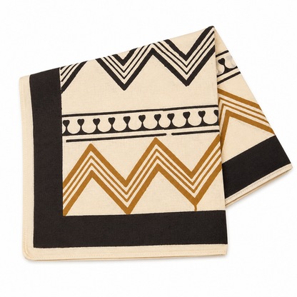 JAIPUR Hand Block Printed, Cotton Voile Bandana – 54 x 54 cms