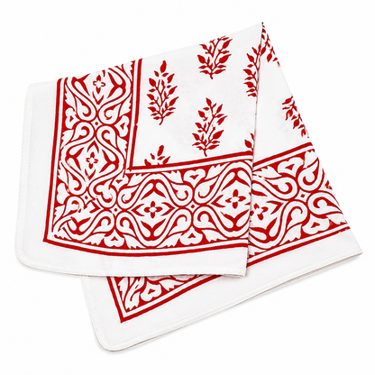JAIPUR Hand Block Printed, Cotton Voile Bandana – 54 x 54 cms