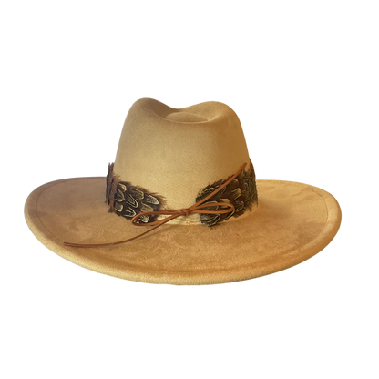 DAWSON Pheasant Feather Hat Band - Fully Adjustable (hat not included)
