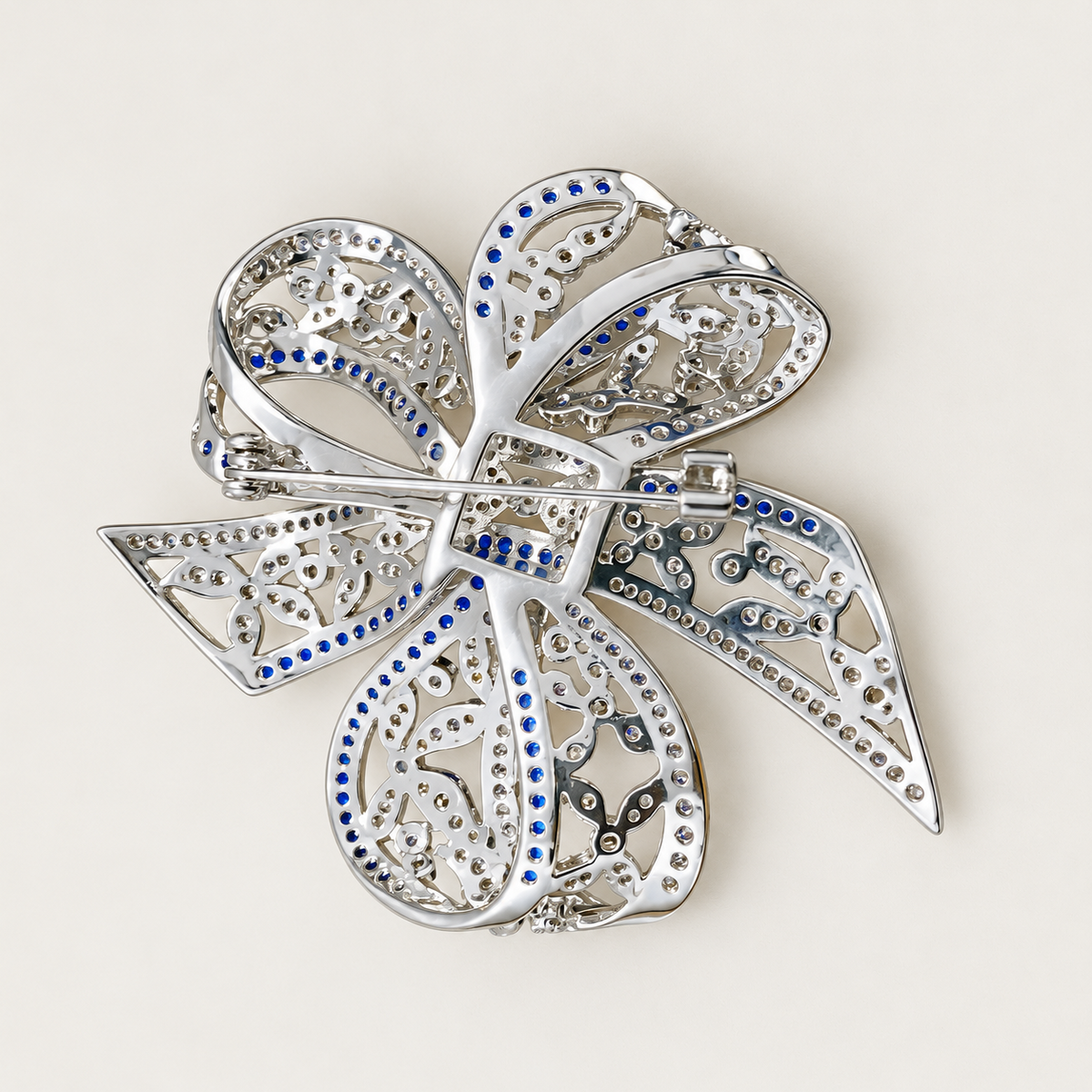 LISETTE Zircon Bow Brooch