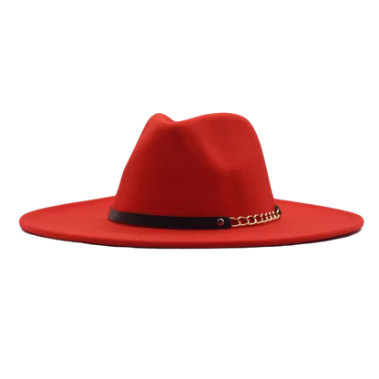 LUCIA Wide Brim Felt Fedora