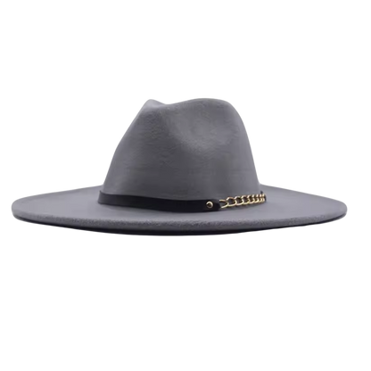 LUCIA Wide Brim Felt Fedora