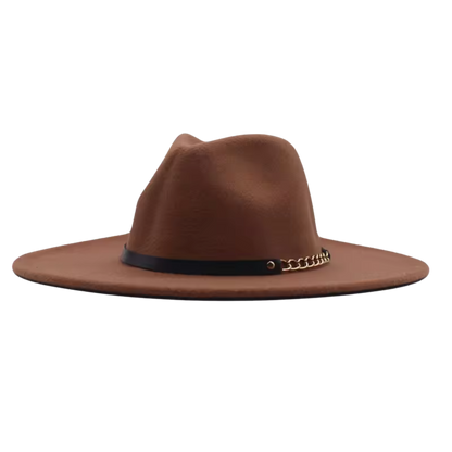 LUCIA Wide Brim Felt Fedora