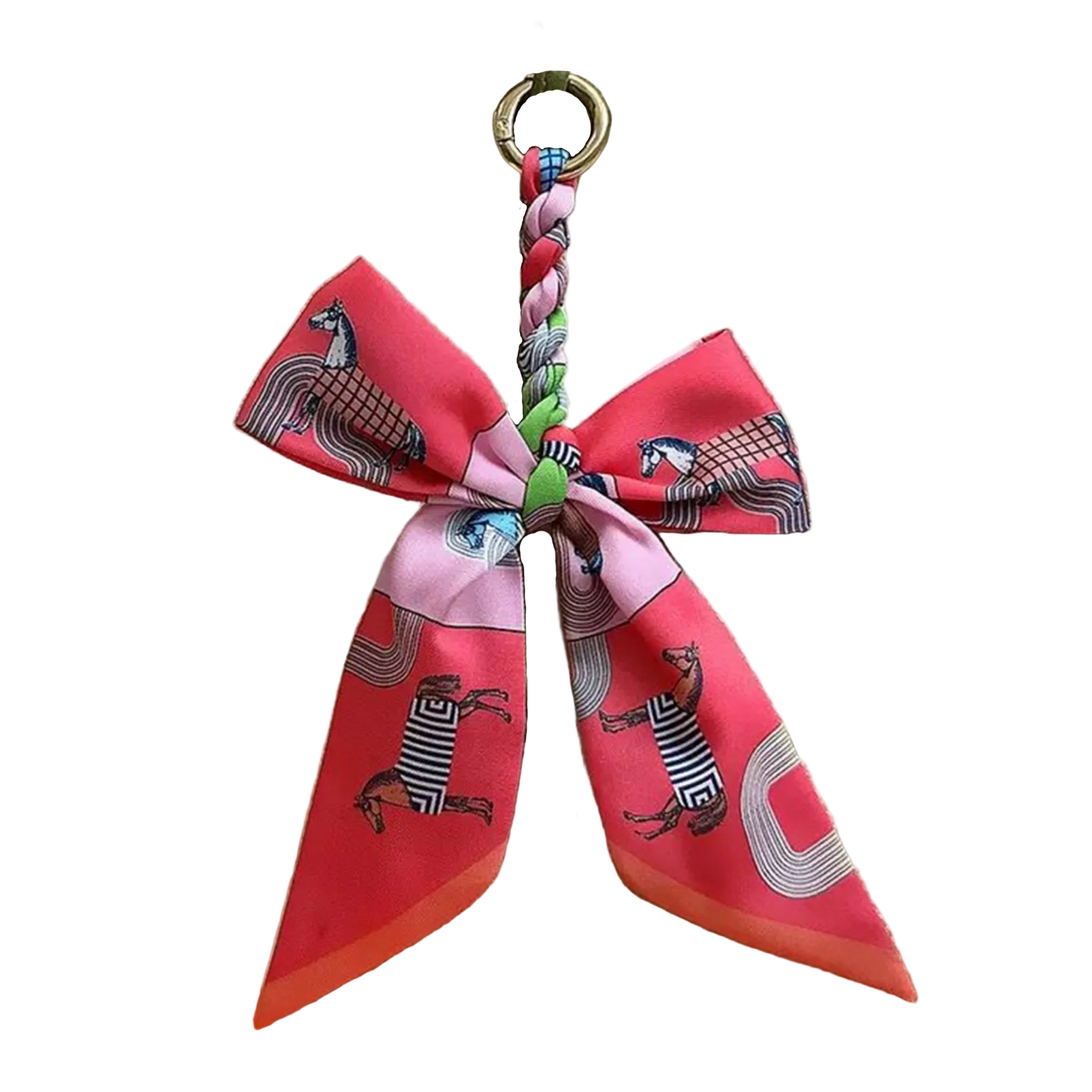 LYON Pre-tied Twilly Handbag or Keyring Bow - 16 x 20 cms