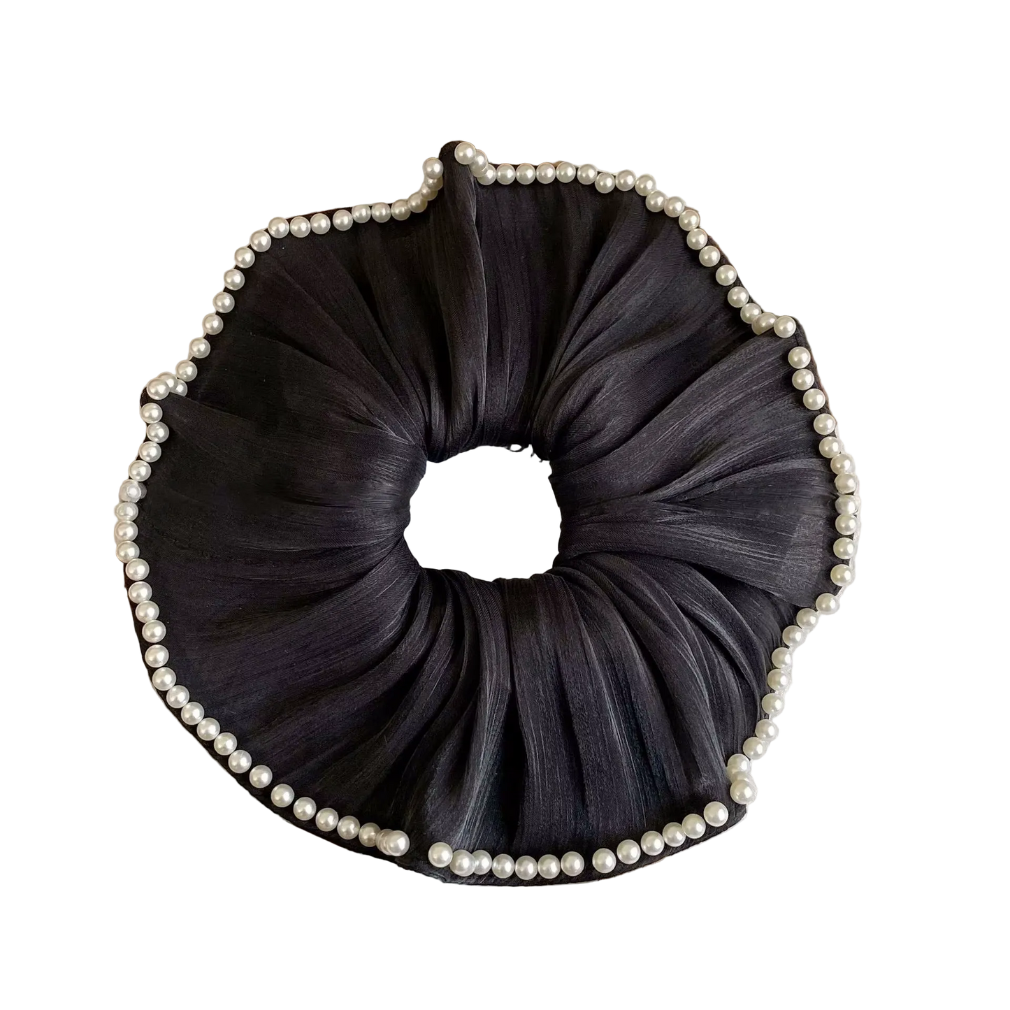 MARINA Organza, Pearl Edge Scrunchie