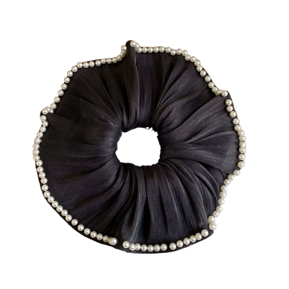 MARINA Organza, Pearl Edge Scrunchie