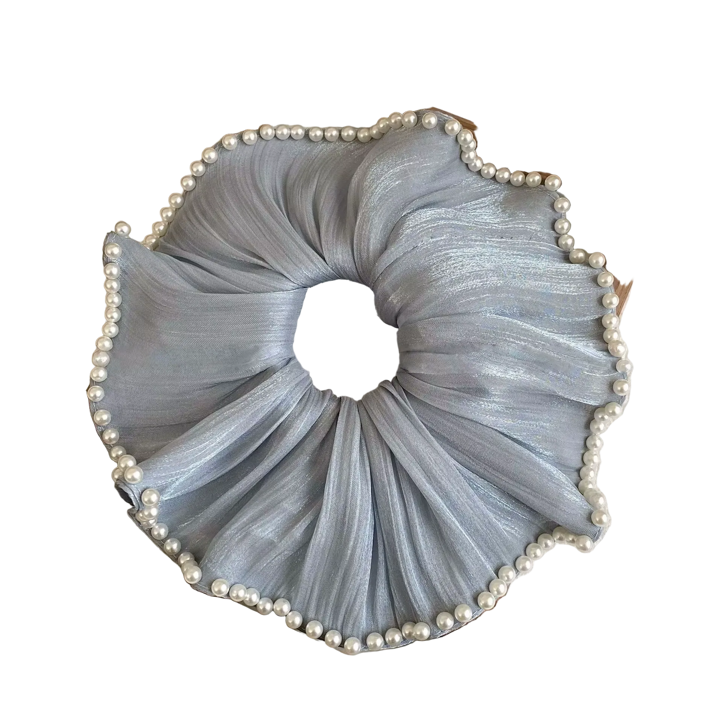 MARINA Organza, Pearl Edge Scrunchie