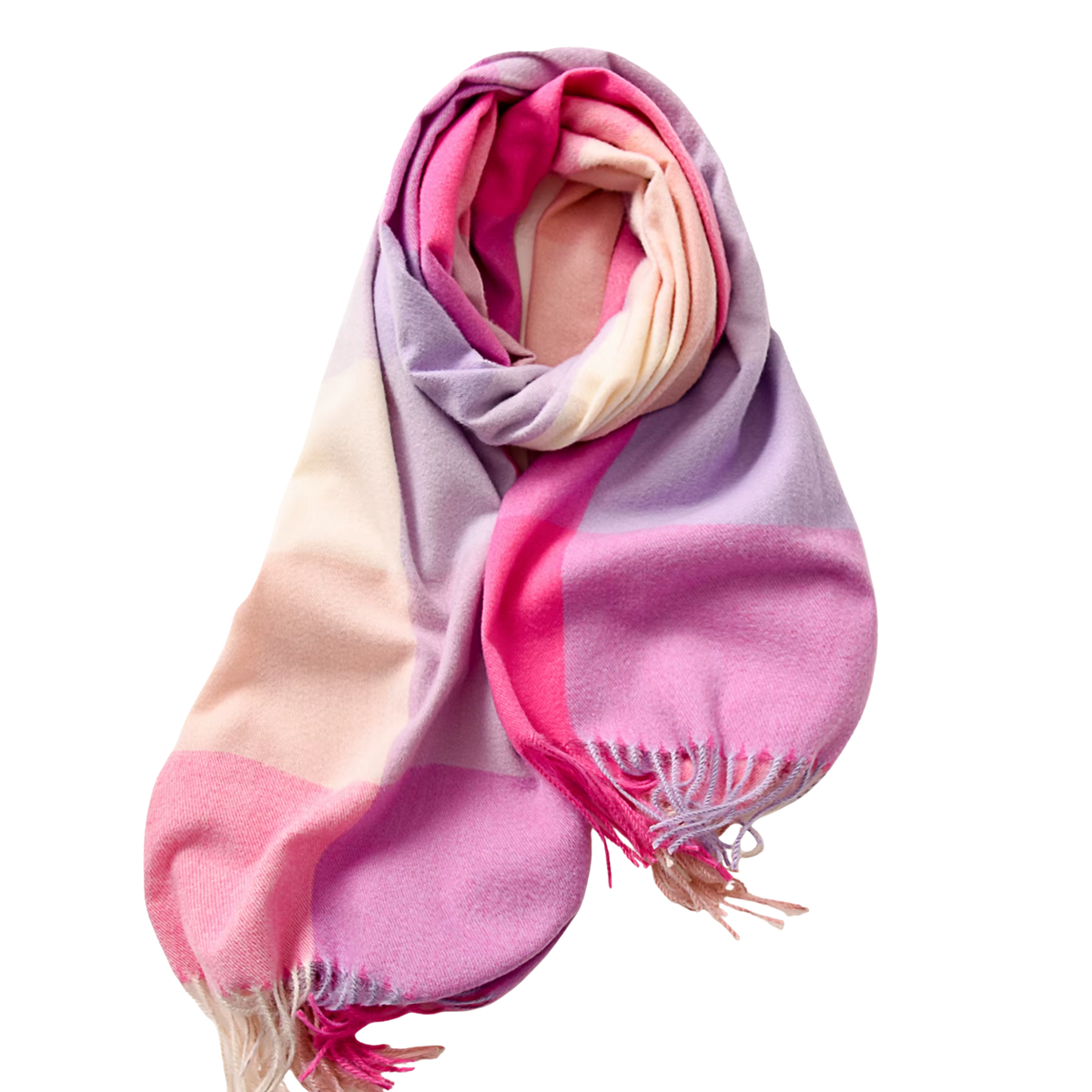 MARLOW Oversized, Ultra-Soft Plaid Scarf - 180 x 70 cm