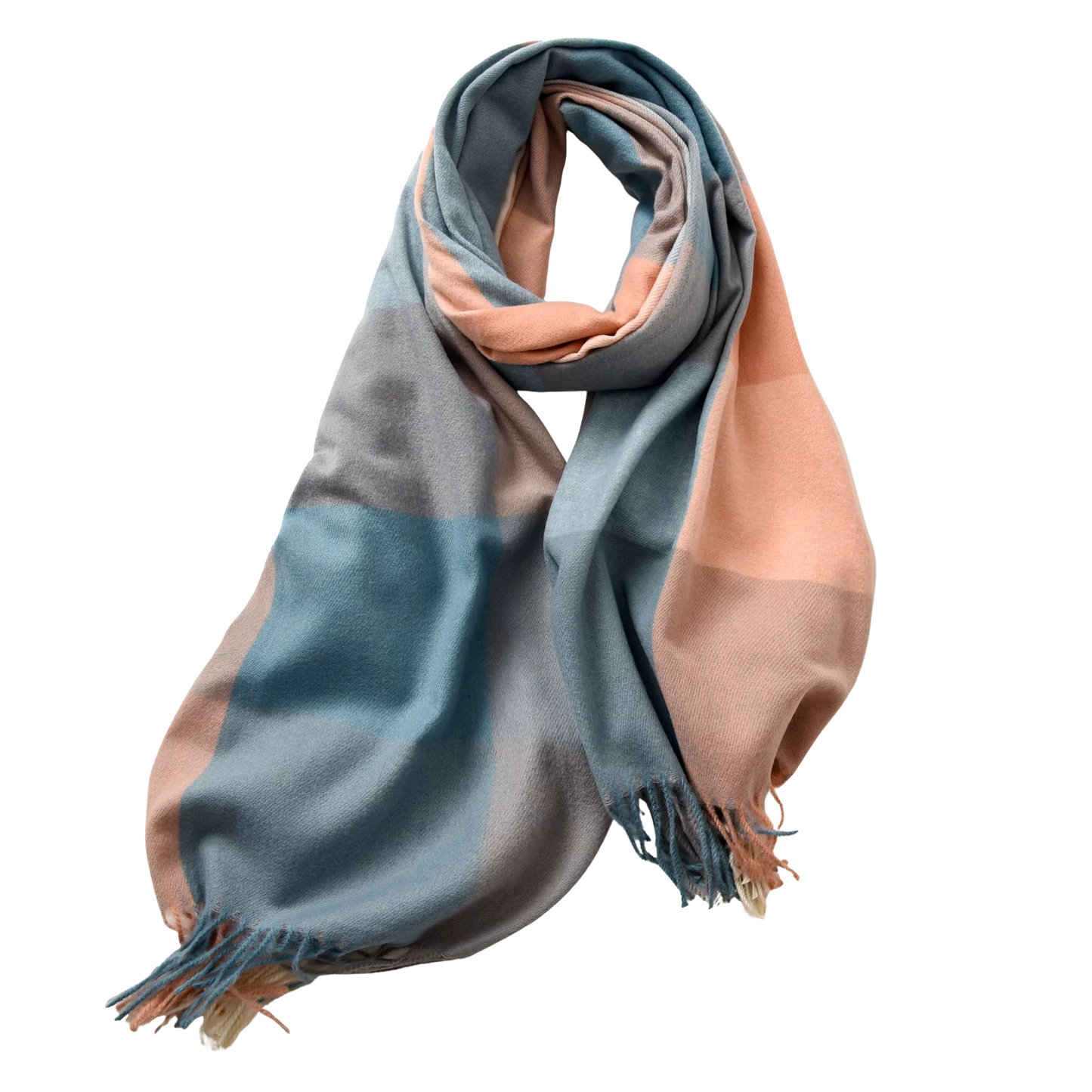 MARLOW Oversized, Cashmere Feel Plaid Scarf - 180 x 70 cms
