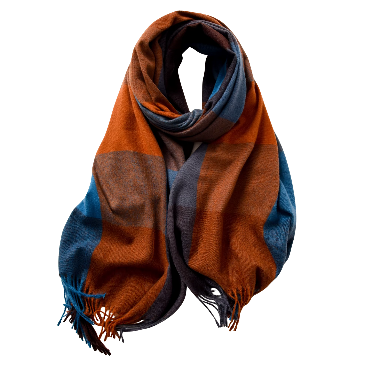 MARLOW Oversized, Cashmere Feel Plaid Scarf - 180 x 70 cms