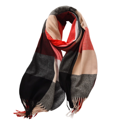 MARLOW Oversized, Cashmere Feel Plaid Scarf - 180 x 70 cms