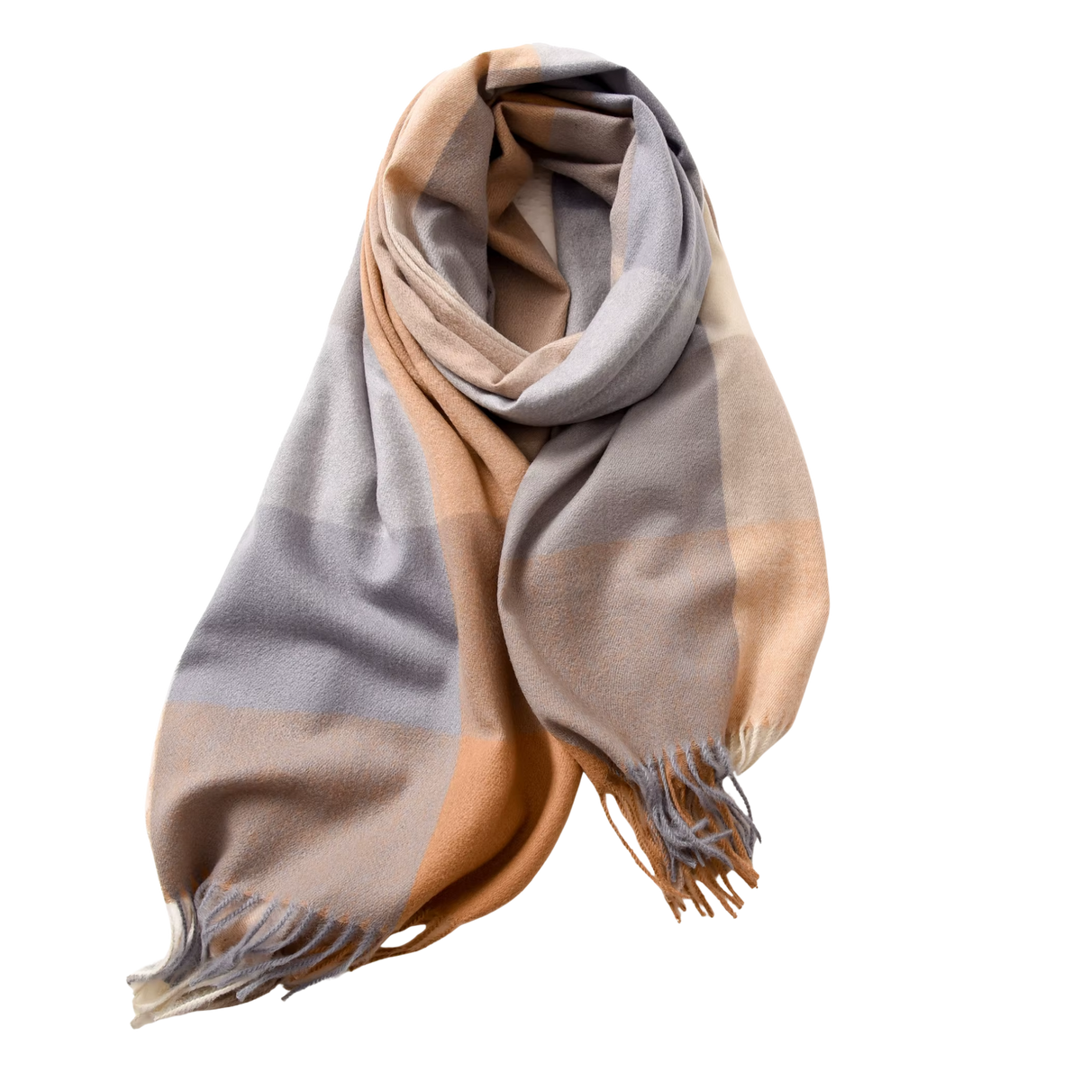 MARLOW Oversized, Ultra-Soft Plaid Scarf - 180 x 70 cm