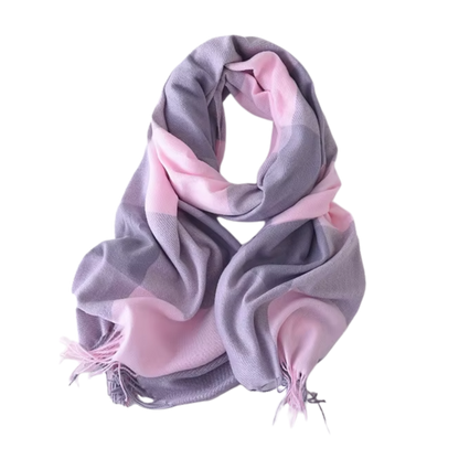 MARLOW Oversized, Cashmere Feel Plaid Scarf - 180 x 70 cms