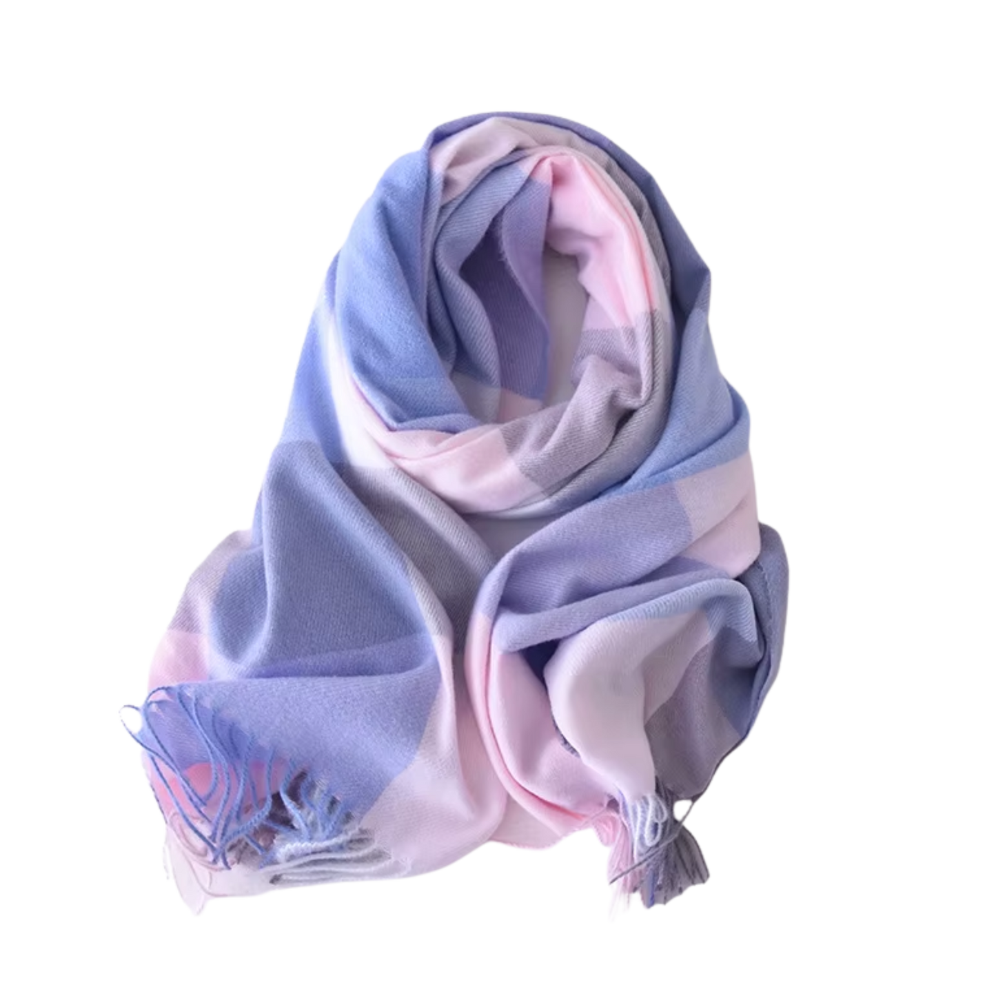 MARLOW Oversized, Cashmere Feel Plaid Scarf - 180 x 70 cms