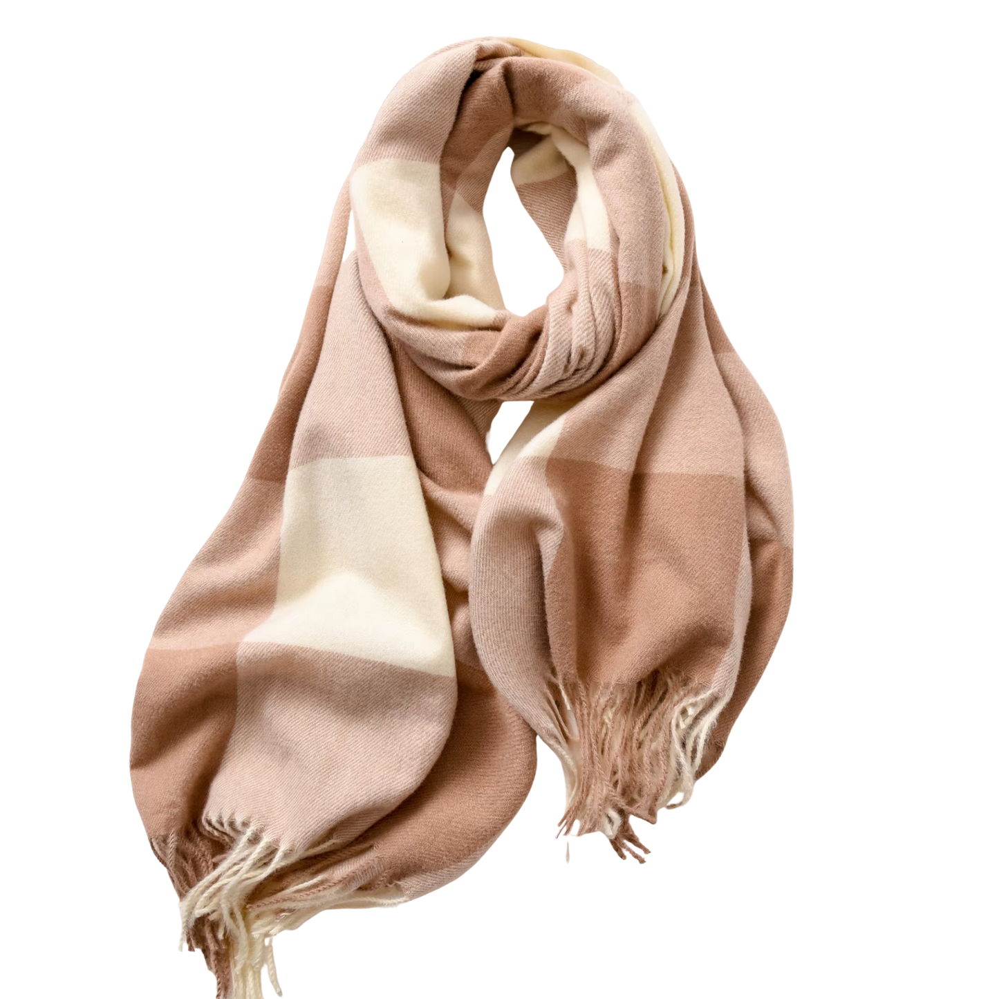 MARLOW Oversized, Cashmere Feel Plaid Scarf - 180 x 70 cms