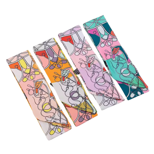 MARSHALL Horse Design Twilly Scarf, Hair or Handbag Tie - 85 x 5 cms