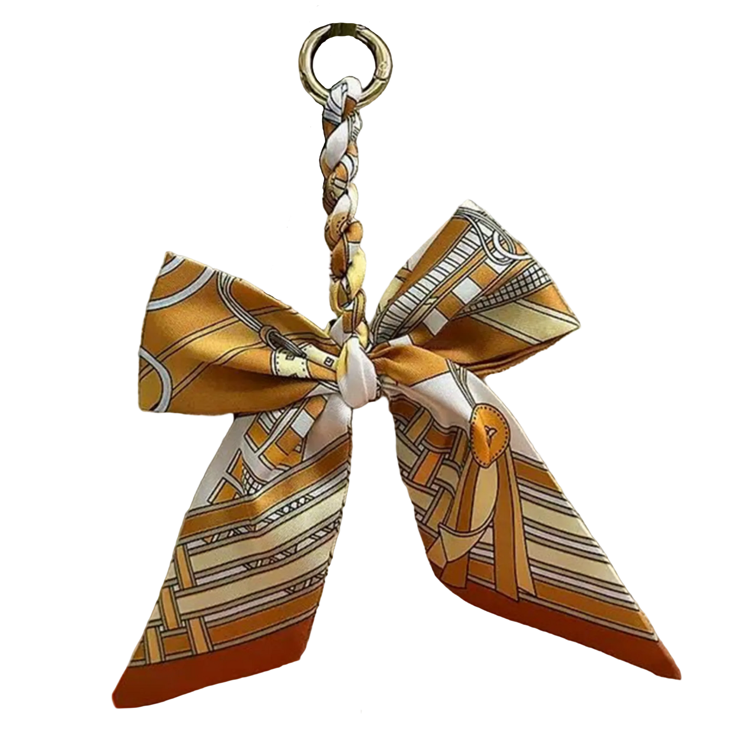 MORNA Pre-tied Twilly Handbag or Keyring Bow - 16 x 20 cms