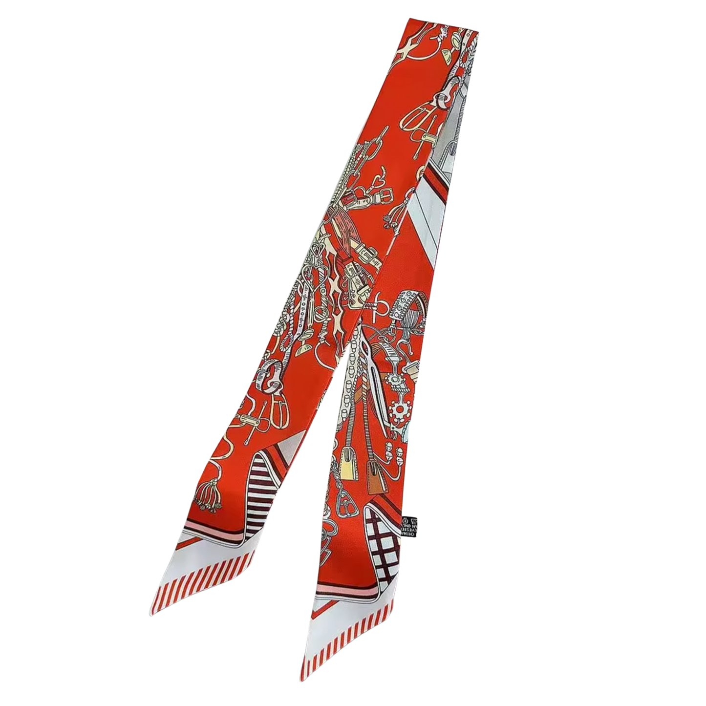 PIA Horse Design Twilly Scarf, Hair or Handbag Tie - 85 x 5 cms