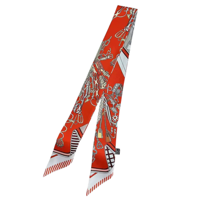 PIA Horse Design Twilly Scarf, Hair or Handbag Tie - 85 x 5 cms