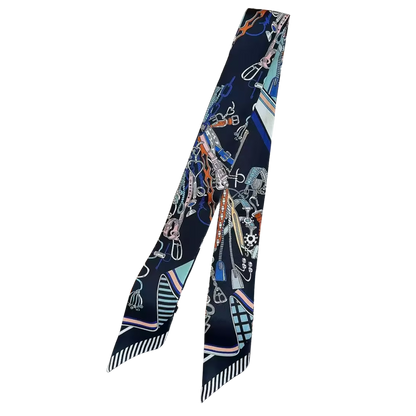 PIA Horse Design Twilly Scarf, Hair or Handbag Tie - 85 x 5 cms