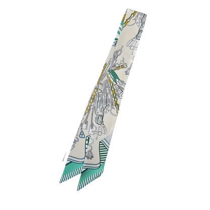 PIA Horse Design Twilly Scarf, Hair or Handbag Tie - 85 x 5 cms