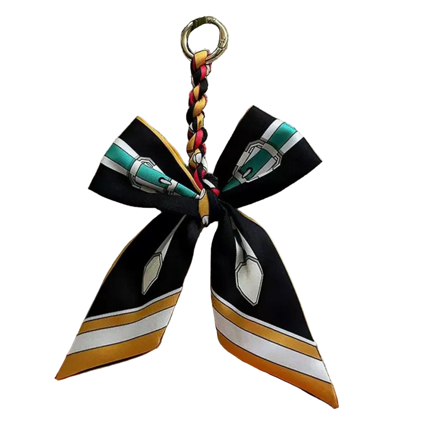 RUBIN Pre-tied Twilly Handbag or Keyring Bow - 16 x 20 cms