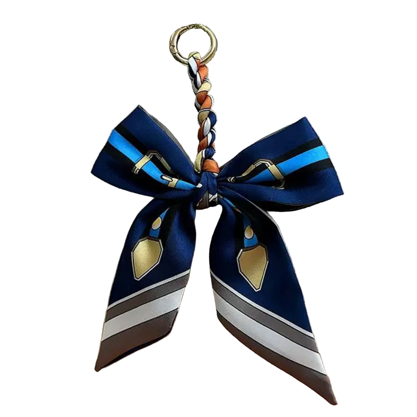 RUBIN Pre-tied Twilly Handbag or Keyring Bow - 16 x 20 cms