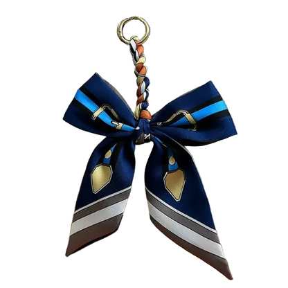 RUBIN Pre-tied Twilly Handbag or Keyring Bow - 16 x 20 cms