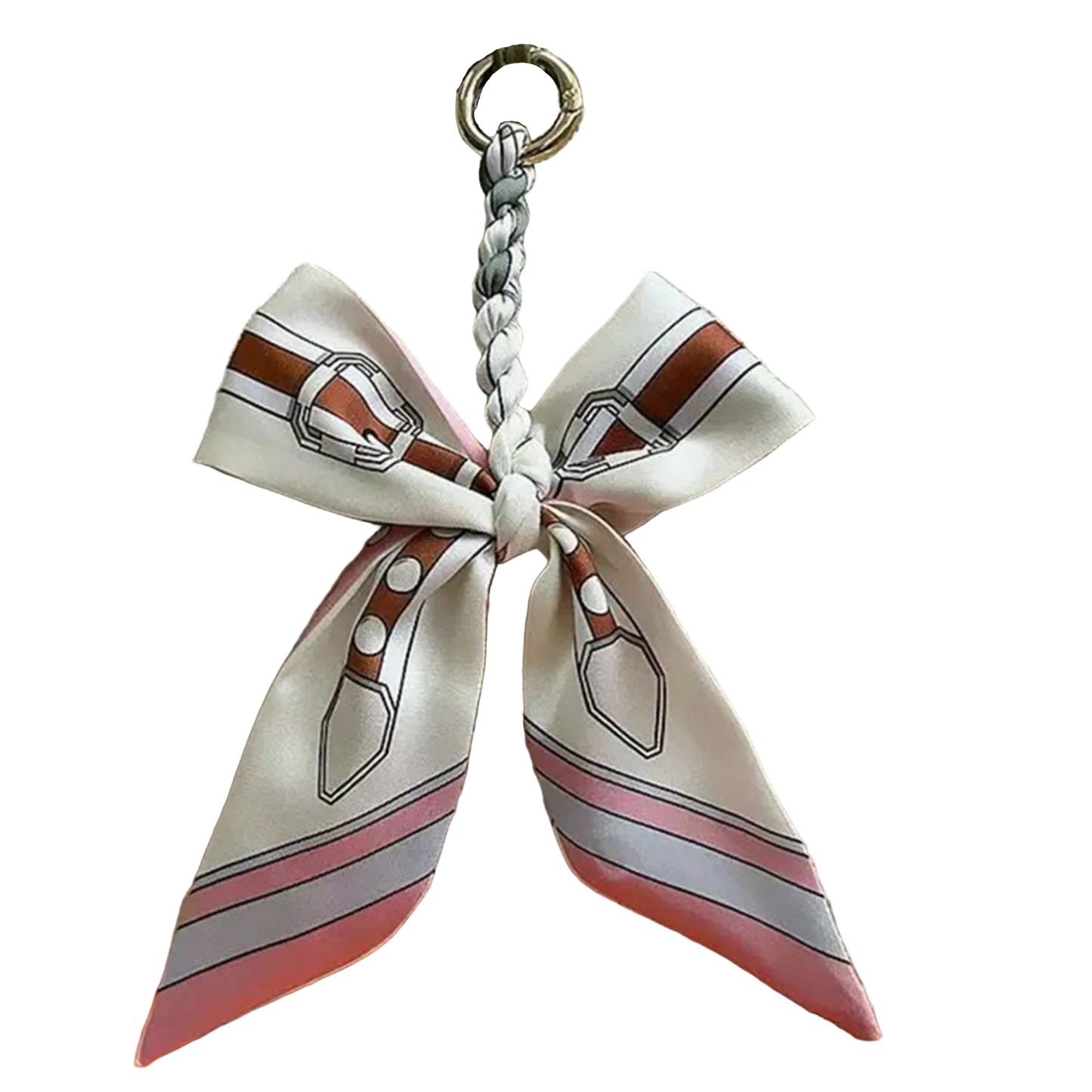 RUBIN Pre-tied Twilly Handbag or Keyring Bow - 16 x 20 cms