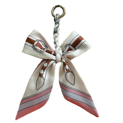 RUBIN Pre-tied Twilly Handbag or Keyring Bow - 16 x 20 cms