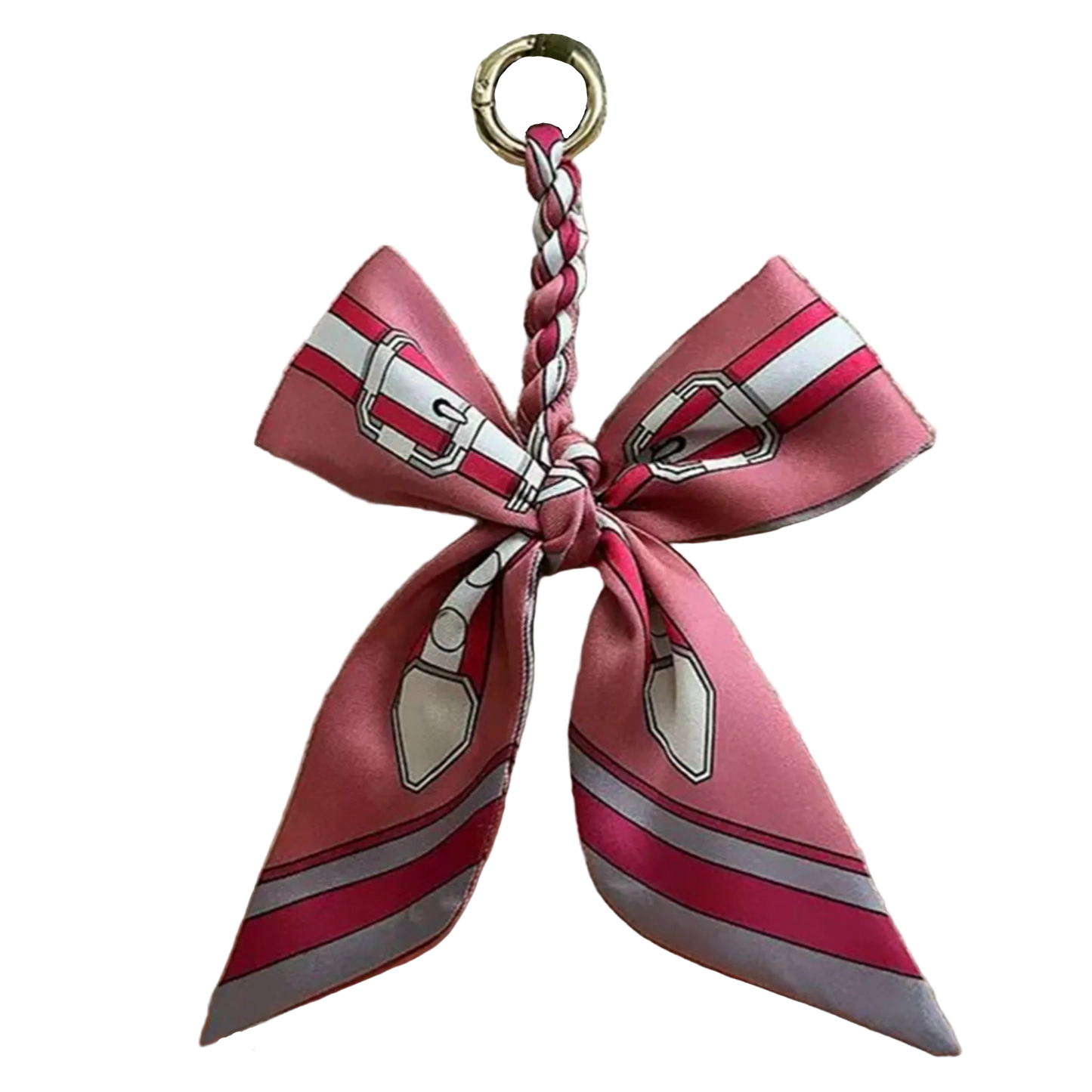 RUBIN Pre-tied Twilly Handbag or Keyring Bow - 16 x 20 cms