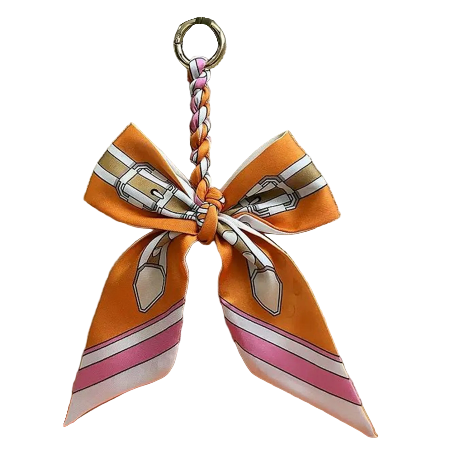 RUBIN Pre-tied Twilly Handbag or Keyring Bow - 16 x 20 cms