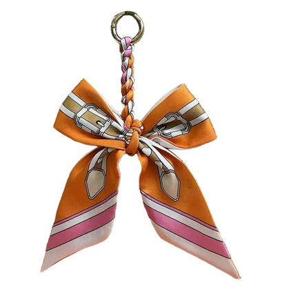 RUBIN Pre-tied Twilly Handbag or Keyring Bow - 16 x 20 cms