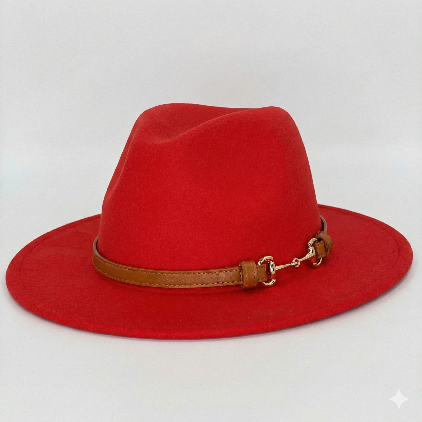 SOFIA Cotton-Blend Narrow Brim (7 cm) Felt Fedora 56-59 cms