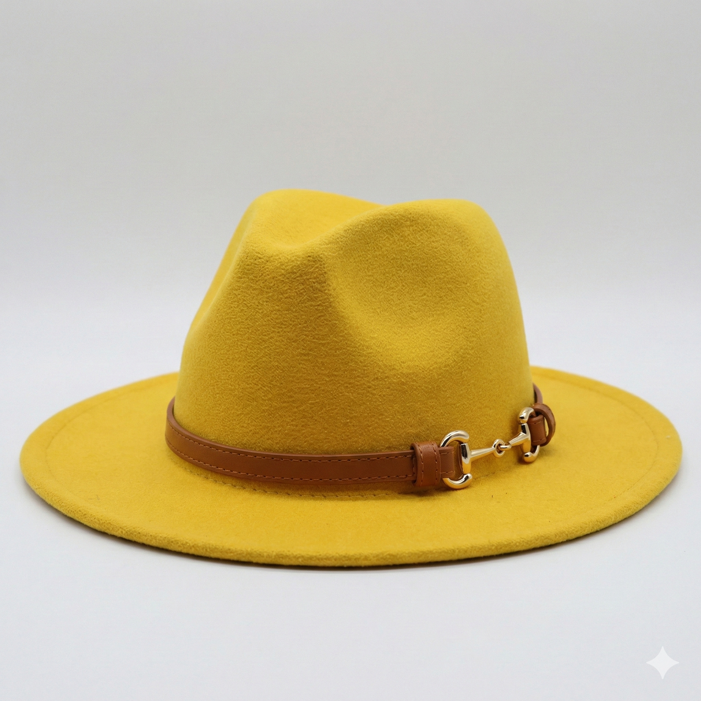 SOFIA Cotton-Blend Narrow Brim (7 cm) Felt Fedora 56-59 cms