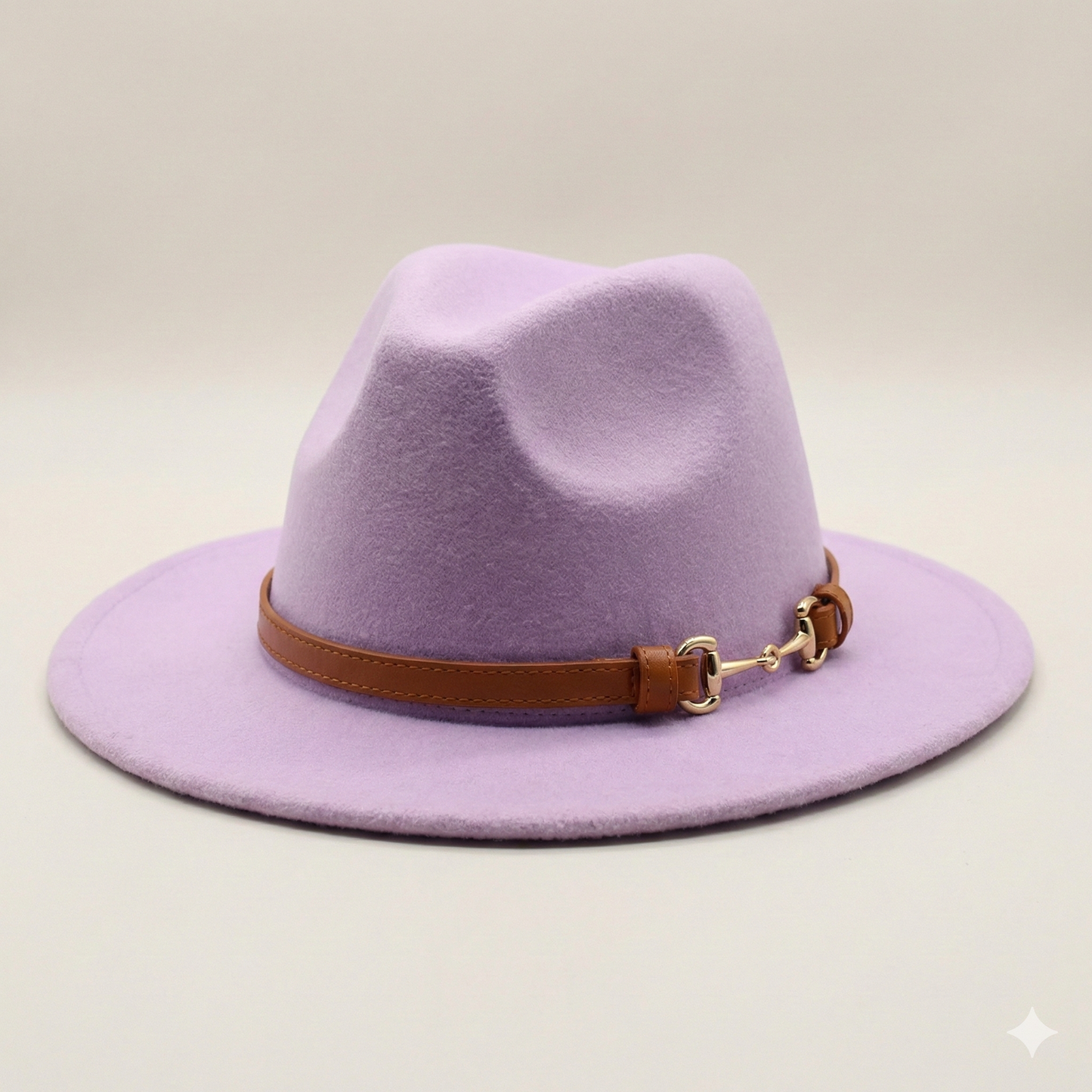 SOFIA Cotton-Blend Narrow Brim (7 cm) Felt Fedora 56-59 cms