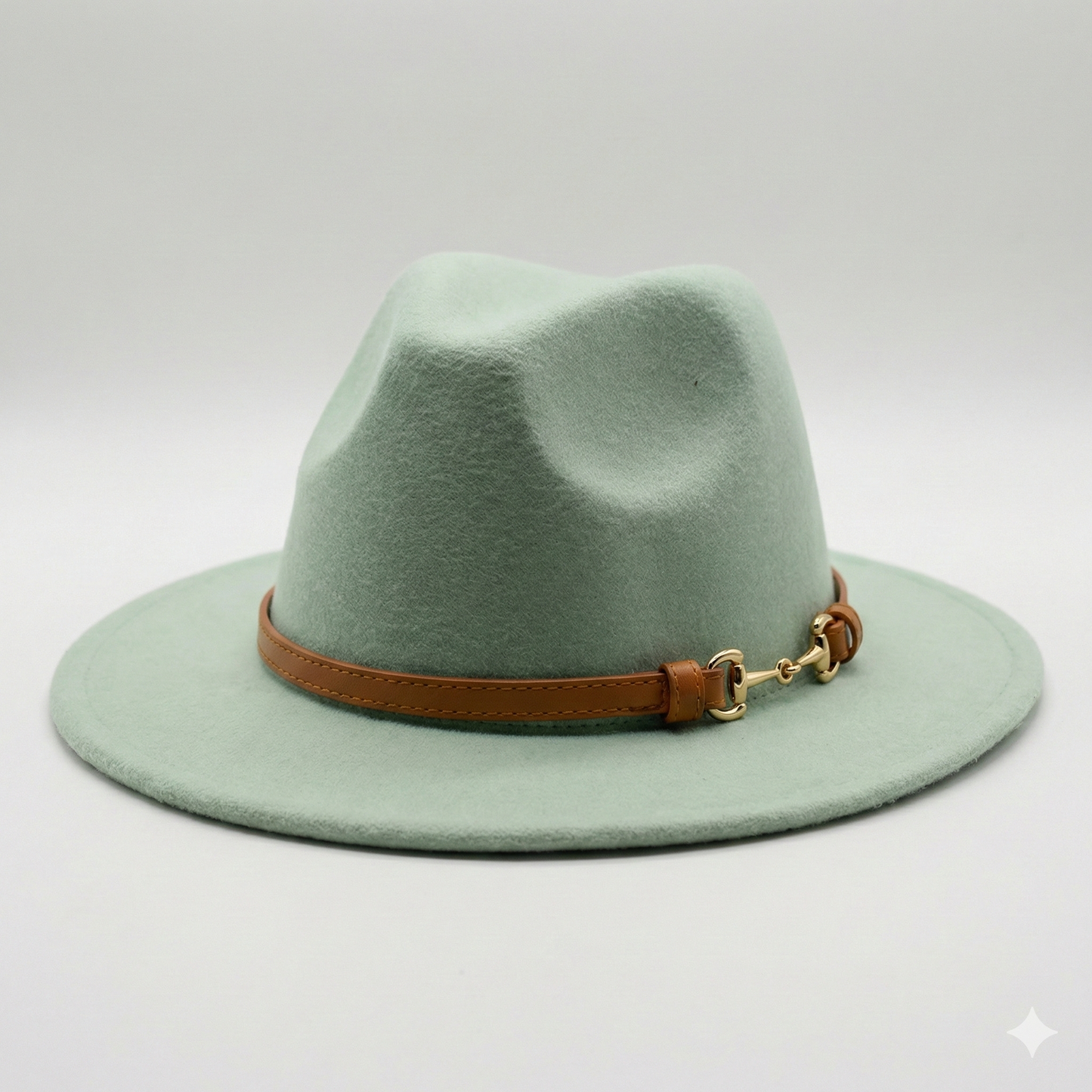 SOFIA Cotton-Blend Narrow Brim (7 cm) Felt Fedora 56-59 cms