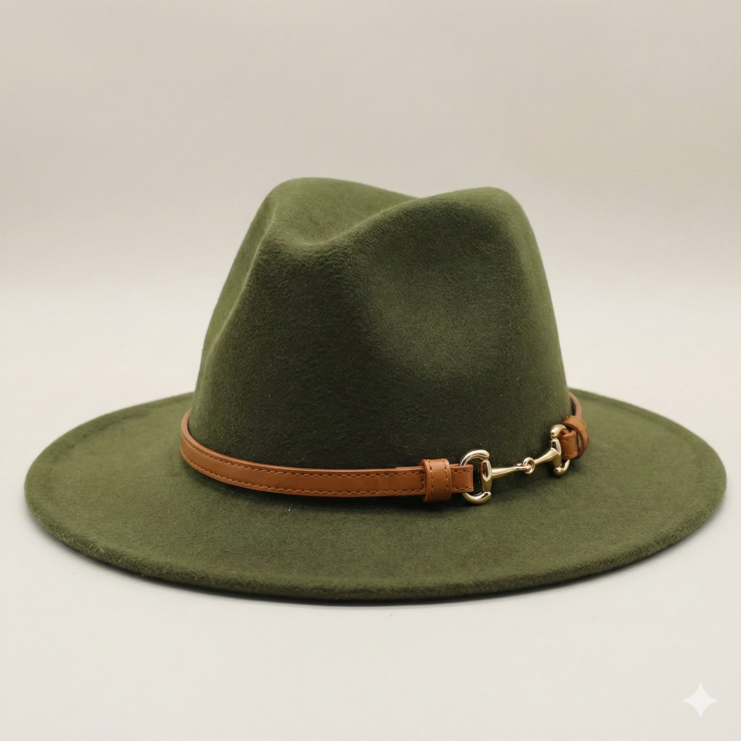 SOFIA Cotton-Blend Narrow Brim (7 cm) Felt Fedora 56-59 cms