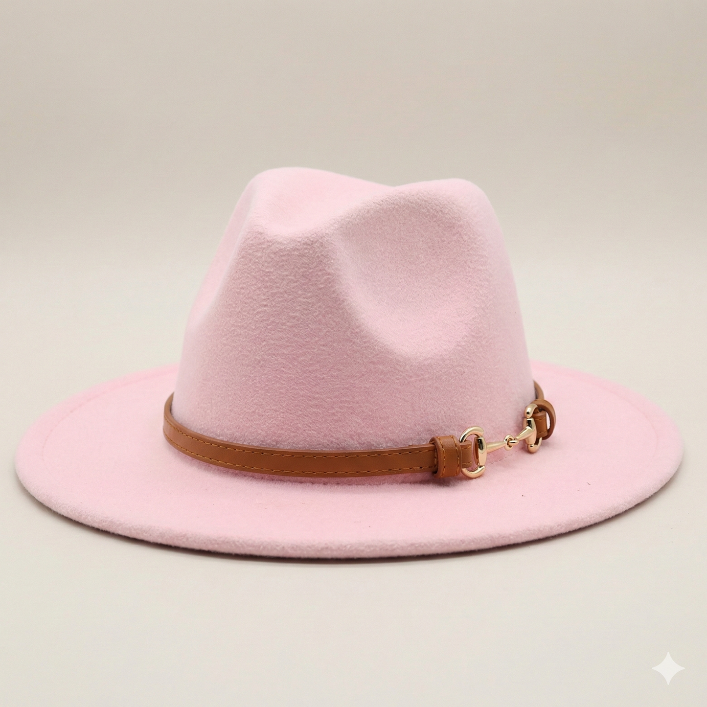 SOFIA Cotton-Blend Narrow Brim (7 cm) Felt Fedora 56-59 cms